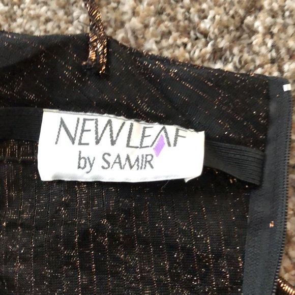 Vintage bronze evening, disco, academy awards, studio 54, sheer gown - Picture 8 of 8